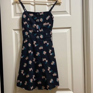 Hollister Floral Spaghetti Strap Dress.  Size XS